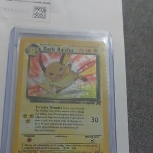 Dark Raichu Pokémon Card 83/82